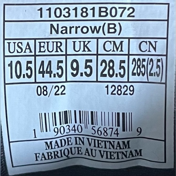 Brooks Addiction Walker 2 Mens Size 10.5 (B) Narrow Walking Shoes Sneakers Black - Picture 9 of 9